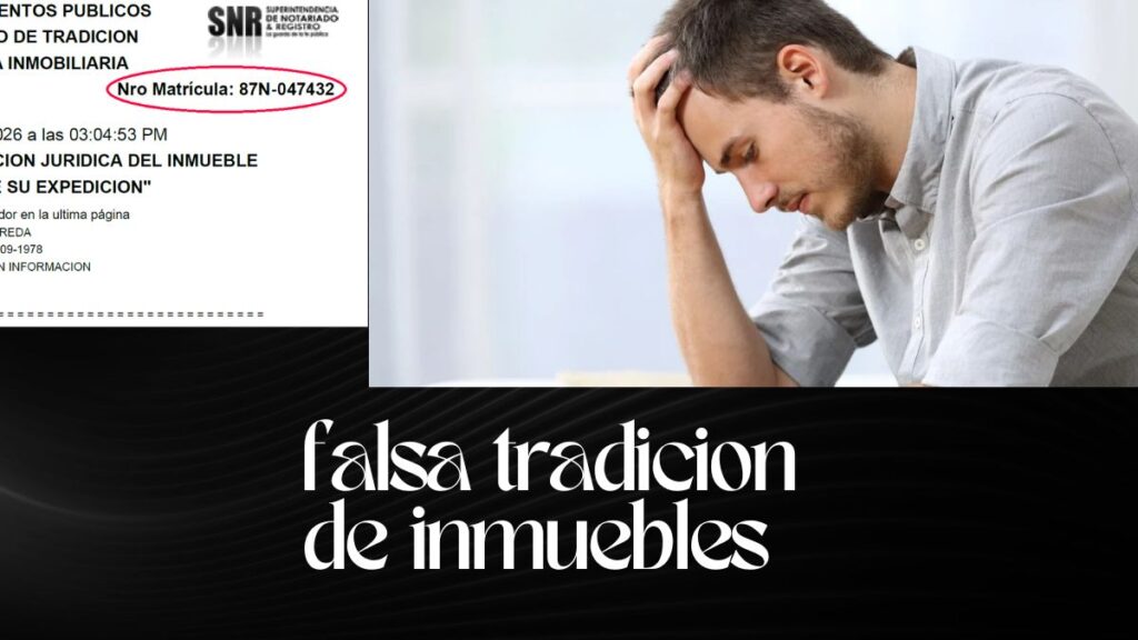 falsa tradición de inmuebles