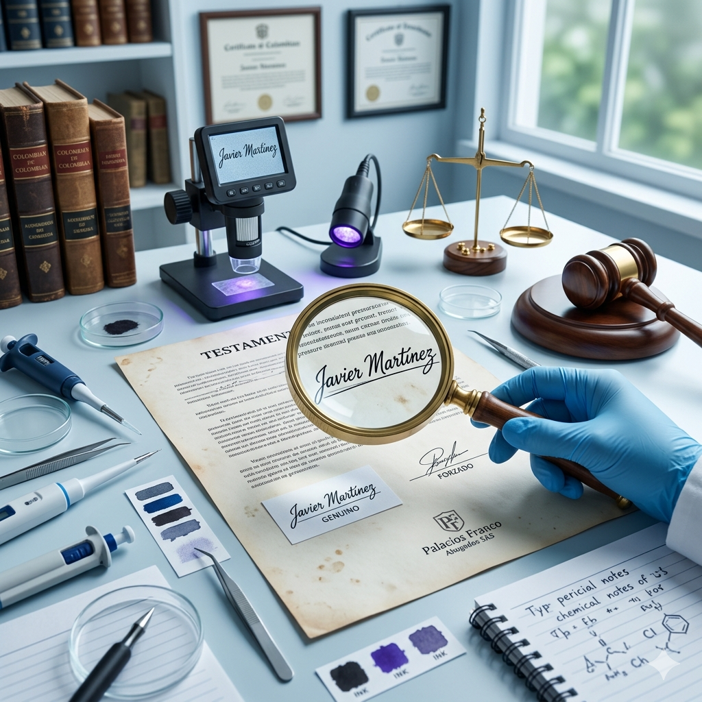 FIRMAS FALSAS Y DOCUMENTOS ALTERADOS: ¿CÓMO DETECTAR EL FRAUDE EN CONTRATOS Y TESTAMENTOS?